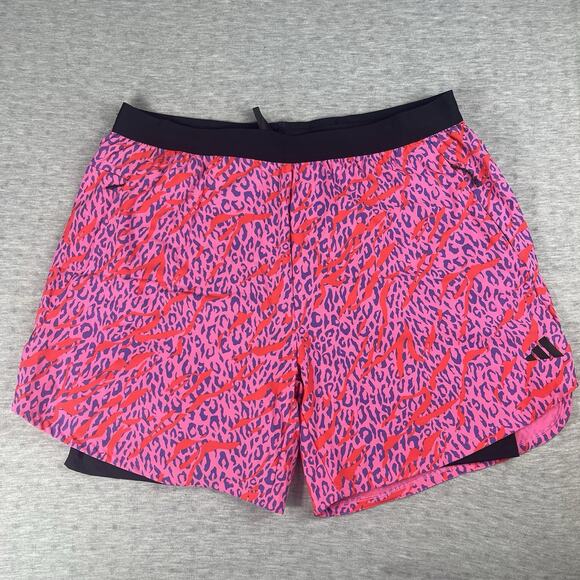 Adidas x Cody Rigsby Animal Print Aeroready Training Shorts - IM1297 - Men’s 2XL - Picture 1 of 16